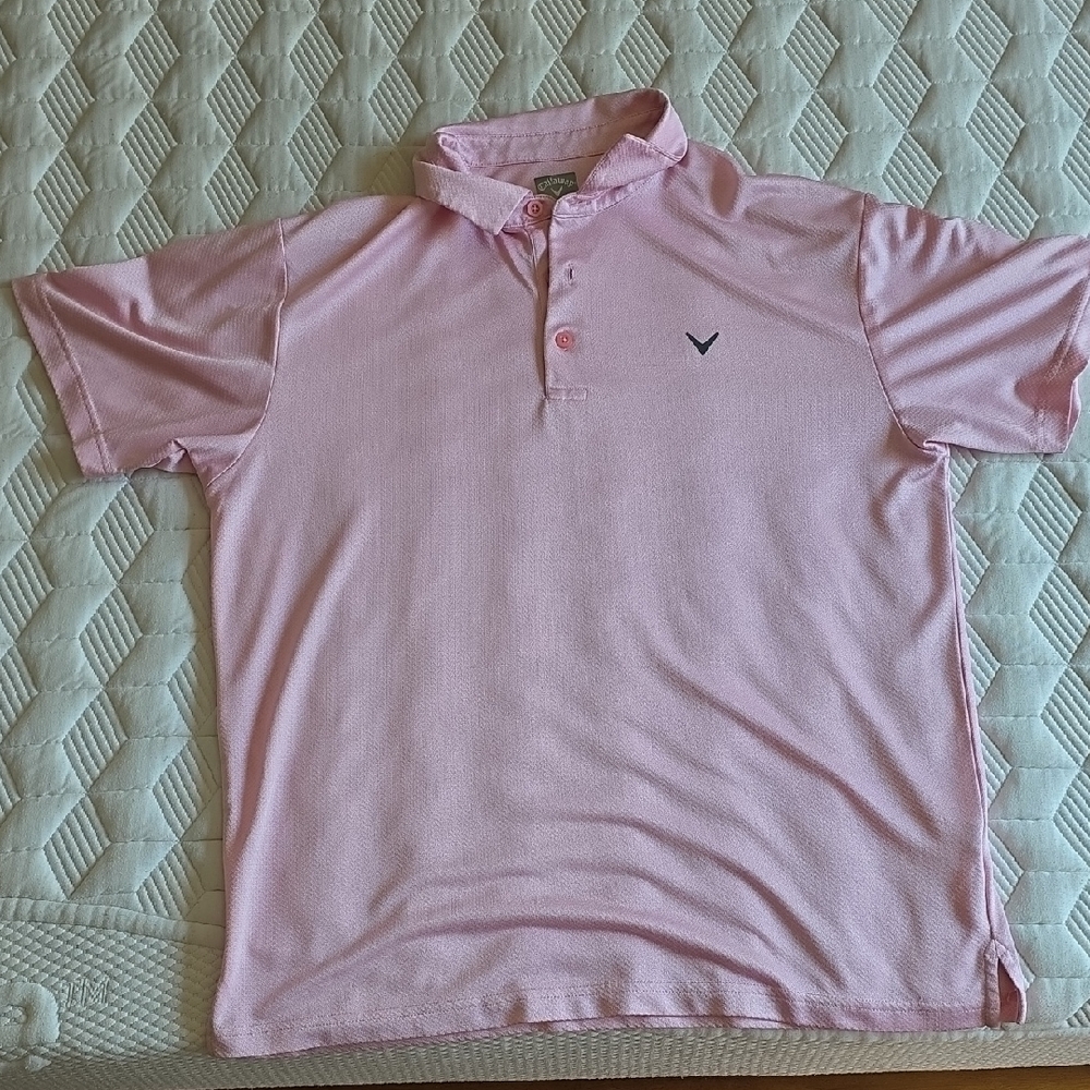 Pink Calaway Polo Shirt (L)